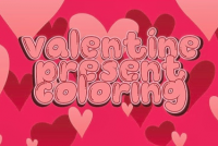 Valentine Present Coloring img